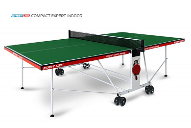 Стол теннисный Compact EXPERT Indoor Зелёный